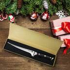 Shan Zu Fillet Knife 7 Inch- Edge Deboning Fish And Meat Boning Knife, Professional Super Sharp Fish Knives Made Of German Stainless Steel Boning Knives With Full Tang Handle