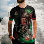 Aztec Shirt For Men, Mexican Flag Shirt, Vintage Mexican Tshirt, Mexico Shirts Men
