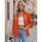 Zeagoo Blouses For Women Dressy Casual Long Sleeve Button Down Shirts Collared Summer Tops Fall Fashion Clothes