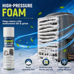 Foaming Ac Coil Cleaner: No-Rinse Deep Cleaning Spray For Evaporator And Condenser Coils For Routine Household Air Conditioner Coil Maintenance And Airflow Support - 19 Oz