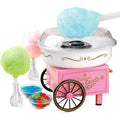 Nostalgia Vintage Cotton Candy Machine - Countertop Cotton Candy Maker With 2 Reusable Cones & 1 Sugar Scoop - Use Hard Candy or Sugar to Create Fluffy, Delicious Treats in Minutes-Pink