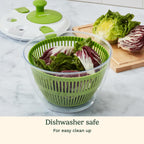 Cuisinart Salad Spinner- Wash, Spin & Dry Salad Greens, Fruits & Vegetables, 3Qt, Ctg-00-Ssas