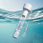 Pool Thermometer Floating, Water Temperature Thermometer With String, Large Size Easy Read & Shatter Resistant Pool Accessories For Outdoor & Indoor Swimming Pools, Spas, Hot Tubs & Aquariums.(White)