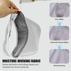 Sports Sun Visor for Women Men, Summer Cooling Stretchy Visors Hats, Womens Ponytail Hat for Golf, Running, Beach Tennis