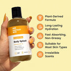Her Fantasy Box | Body Splash Hydrating Body Oil (Pineapple Creme) - Moisturizing, Non-Greasy Formula For Soft, Smooth Skin - All-Natural, Lightweight & Nourishing