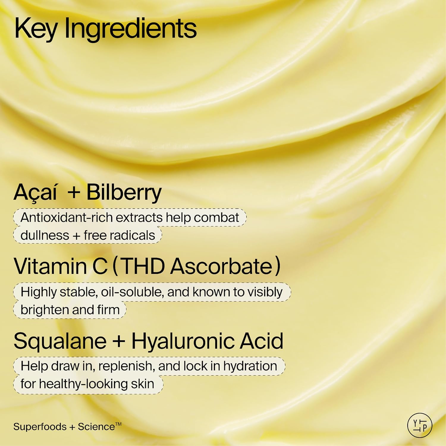 Youth To The People Superberry Hydrate + Glow Dream Mask - Hyaluronic Acid, Squalane, Vitamin C, Face Moisturizer + Overnight Facial, Non-Greasy, Plumps, Brightens, Evens Tone, For Dry + Dull Skin