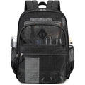 Mesh Backpack Heavy Duty, See Through School Backpack Transparent Bookbag For Swimming, Beach, Sports, Work, Travel