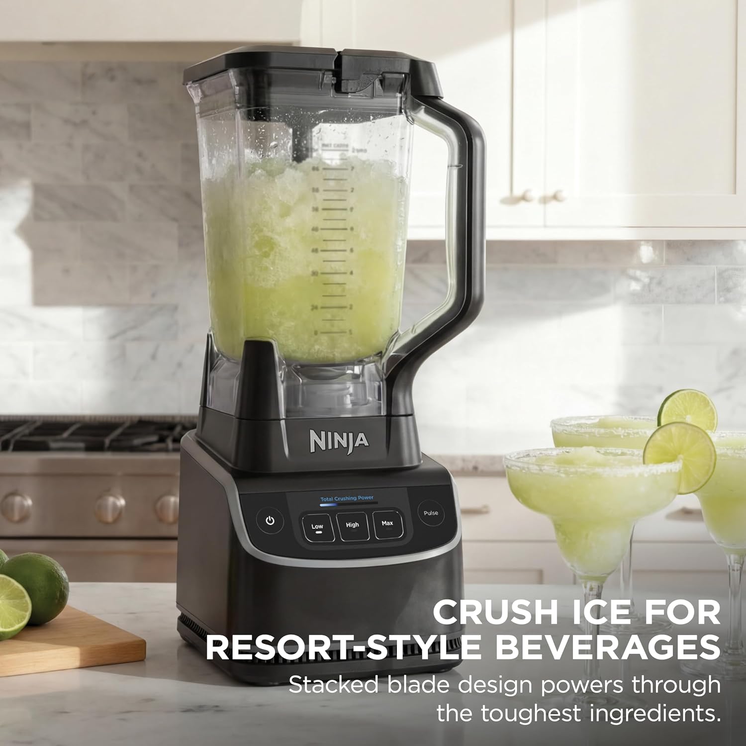 Ninja Ultracrush Professional Blender | 1000W Power, Xl 72-Oz.* Pitcher | Total Crushing Technology | 3 Manual Speeds For Smoothies, Sauces & More | Full-Size Countertop | Black | Bp201 (2026)