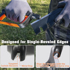 Sharpal 103N All-In-1 Knife Garden Tool Lawn Mower Blade Sharpener | Axe, Hatchet, Machete, Pruner, Hedge Shears, Scissors, Gardening Sharpening Tool Gifts For Men