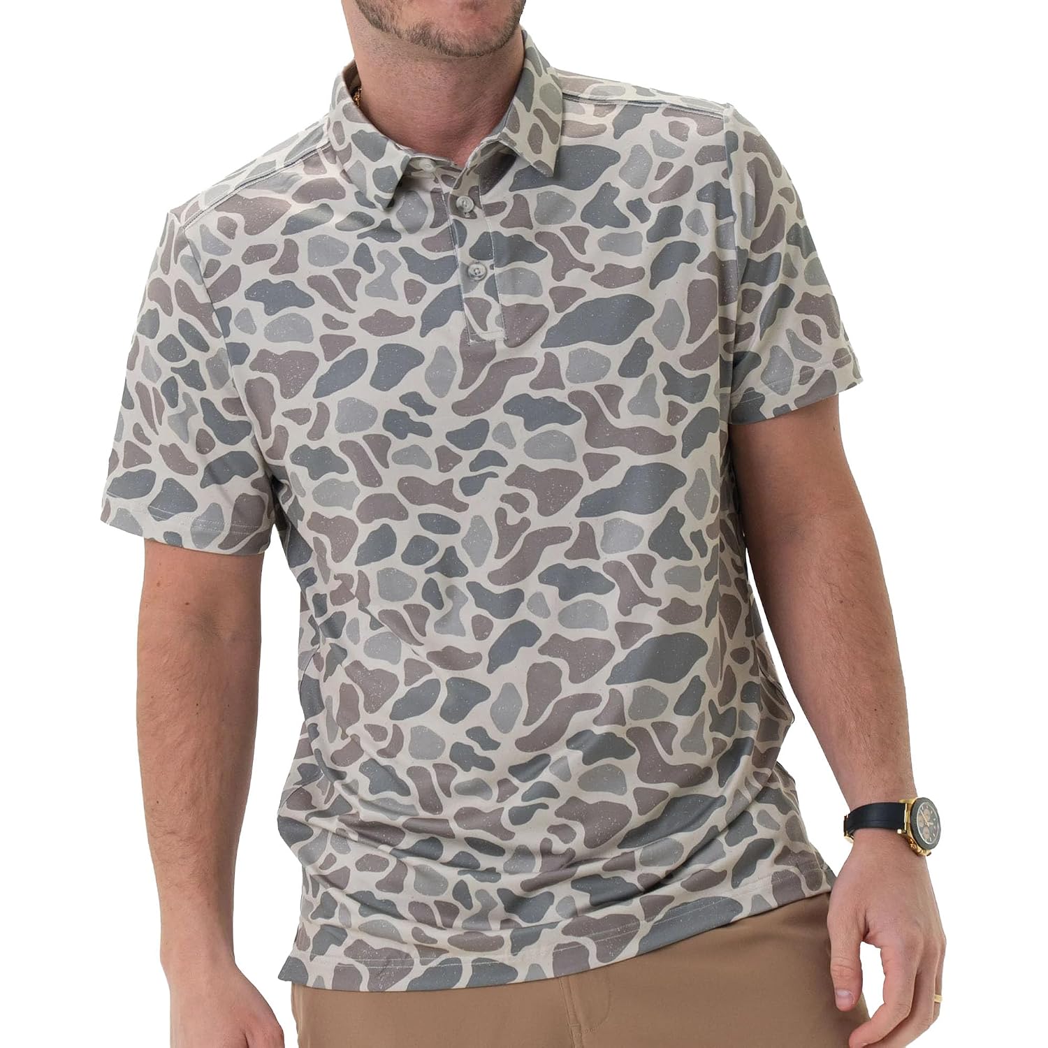 Burlebo Men’S Performance Polo Shirt – Lightweight, Quick Dry, Moisture Wicking, Four-Way Stretch