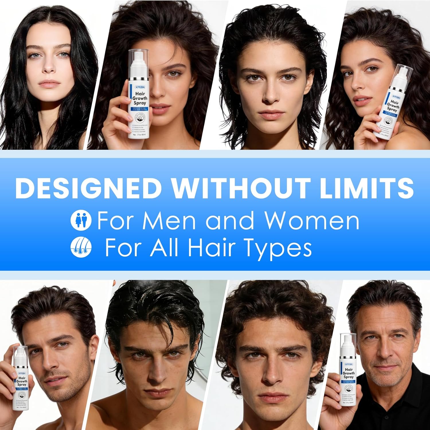 Hair Growth Spray for Thicker Longer Hair -Batana Oil & Thuja Extract Scalp Serum for Thinning &Loss Support - Volumizing Treatment for women & Men,Non-Greasy, 2 fl oz