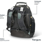 Targus Drifter Ii Laptop Backpack, Black/Gray – Backpack For Men For Business And Travel, Durable Water-Resistant Material, Fits Up To 17" Laptops (Tsb239Us)