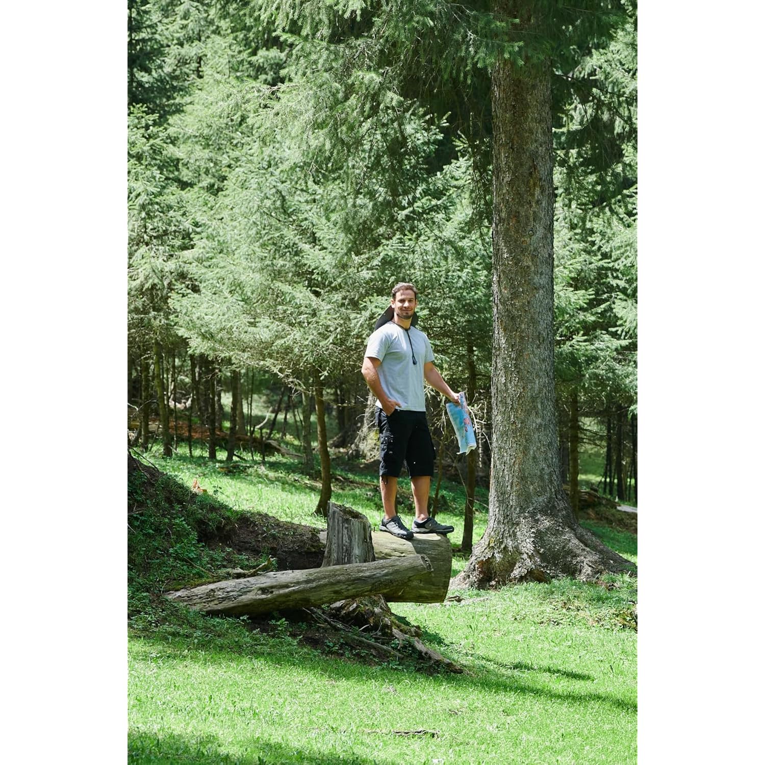 Mens Cargo Shorts Casual Shorts Hiking Shorts Below Knee Relaxed Fit Multi Pockets Running Joggers Outdoor Mens Shorts