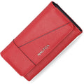 Nautica Money Manager Womens Slim Rfid Blocking Wallet, Small Bifold Credit Card Holder With Zipper Coin Pocket And Id Window