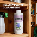 Hydrangea Fertilizer – Liquid Plant Food For Bigger Blooms, Rich Flower Color & Stronger Root Development, 8 Oz