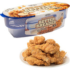 Cook'S Choice Xl Original Better Breader Bowl 16" Mess-Free Breading Station For Chicken, Fish, Wings & Vegetables – Shake & Coat Batter Tray W Lid For Air Fryer Prep, Fish Fry, Tenders & Easy Cleanup