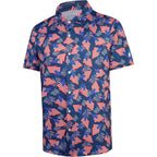 Mens Hawaiian Shirts Regular Fit Short Sleeve Casual Button Down Summer Tropical Beach Shirts