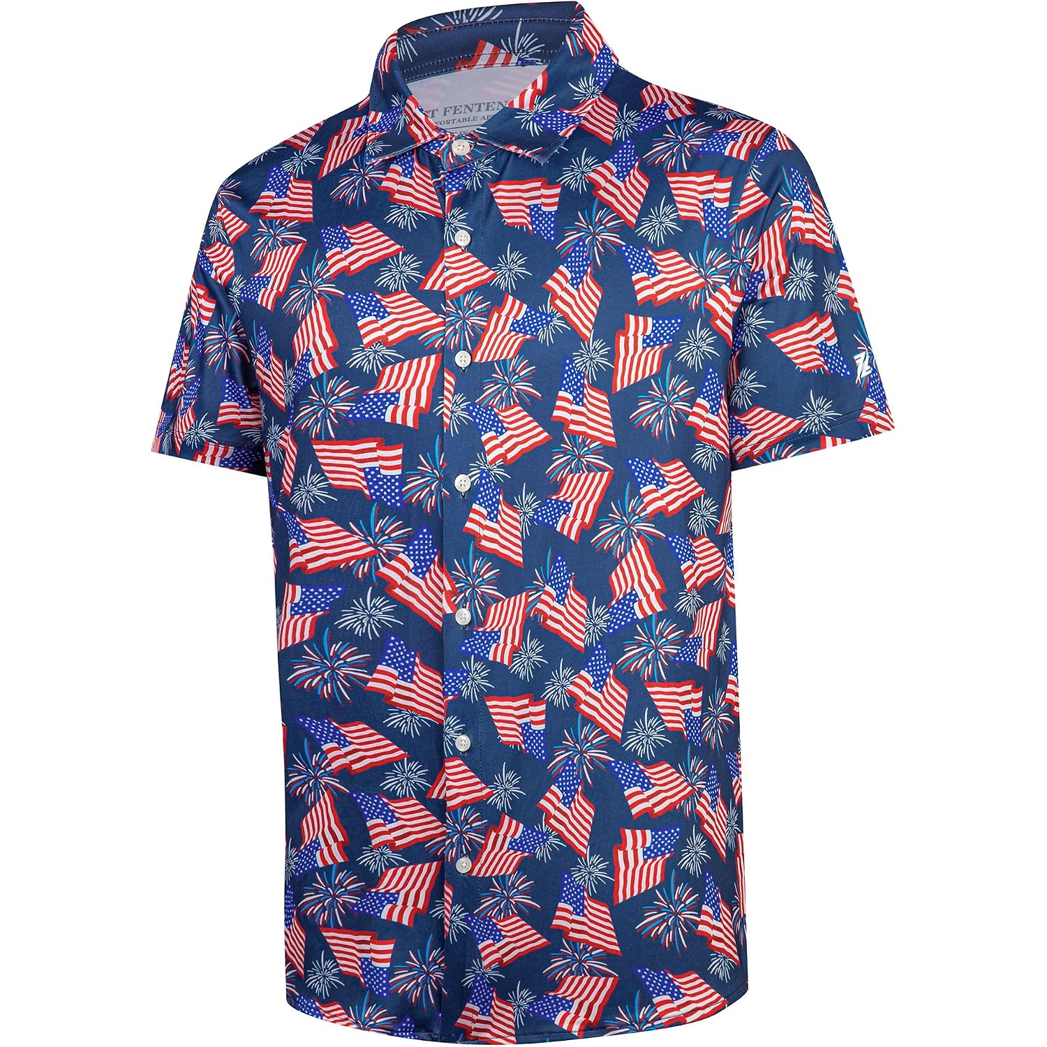 Mens Hawaiian Shirts Regular Fit Short Sleeve Casual Button Down Summer Tropical Beach Shirts