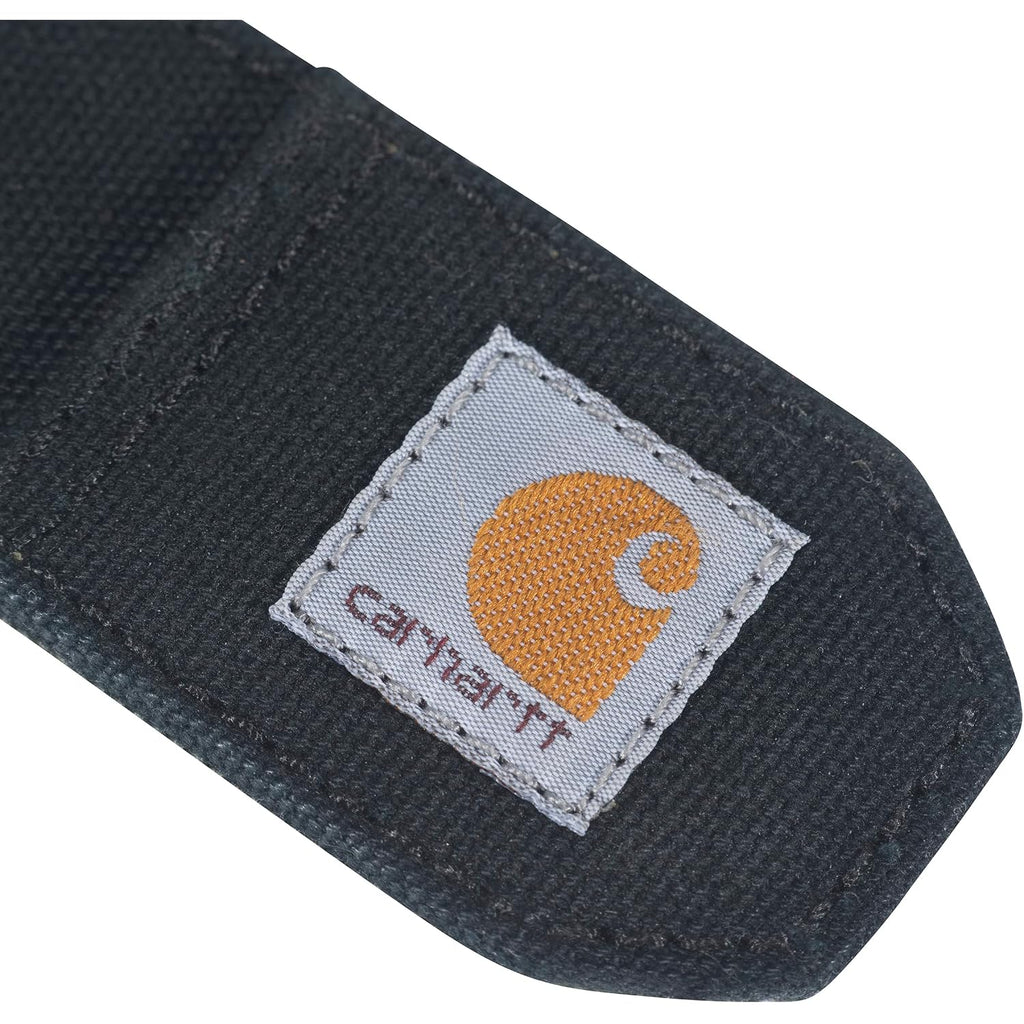 Carhartt Men'S Casual Rugged Canvas Duck Belt, W/Antique Brass Buckle And Contrast Curdoroy Backing