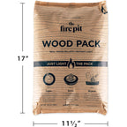Tiki Wood Pellet Pack – 4-Pack Wood Pellets For Smokeless Fire Pits, Easy-To-Use Fire Pit Fuel For Outdoor Heating & Camping, 30+ Minute Full Flame Fire, Made In The Usa