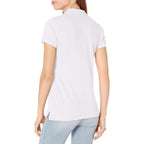 Women's 5-Button Short Sleeve Breathable 100% Cotton Polo Shirt