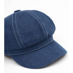 Qhfhulv Womens Newsboy Hat - 8 Panels Vintage Gatsby Cabbie Hat - Trendy Visor Paperboy Beret Octagonal Cap