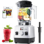 Aeitto Blenders For Kitchen With 68Oz. Jar, 1800W Max Power Smoothie Blender, 3 Preset Programs & 7 Speeds, Professional Countertop Blender For Smoothies, Ice Crush, Frozen Drinks, Silver