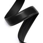 Chaoren Ratchet Belt Replacement Strap 1 3/8”, Leather Belt Strap For 40Mm Slide Click Buckle