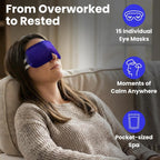 Eye Serenity Steam Eye Mask, Heated Eye Mask, Self Heating Warm Compress For Dry Eyes, Fast Relief For Stye, Puffy Sensitive Eyes, Moist Heat, Gift For Women And Men - Unscented