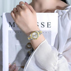 Nibosi Watches For Women Analog Quartz Stainless Steel Dial With Day Date Luminous Waterproof Dainty Classic Luxury Diamond Elegant Dress Women'S Watch For Small Wrists