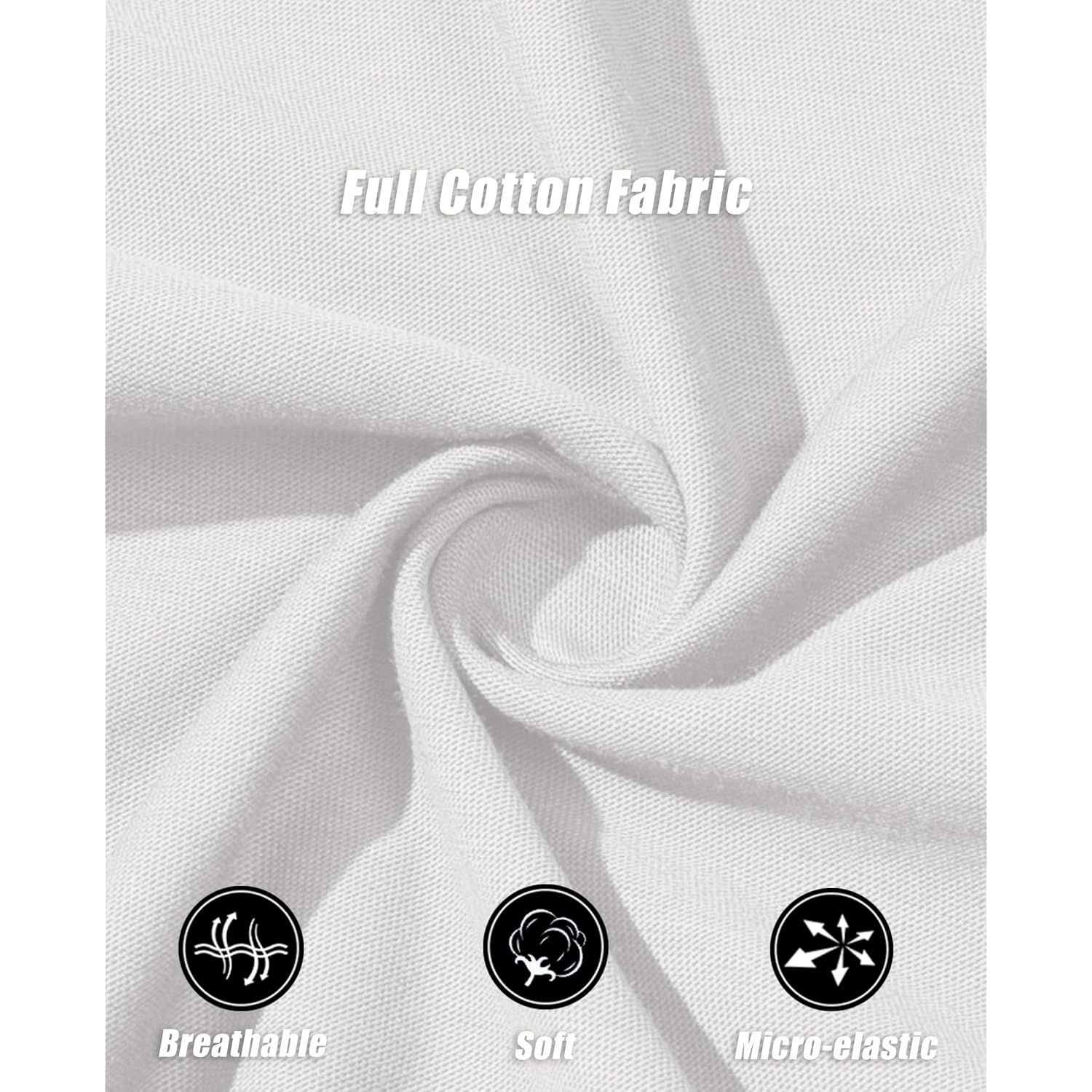 MAGCOMSEN Women's Cotton T Shirt V-Neck Short Sleeve Shirt Classic-Fit Casual Breathable Tee Summer Basic Tops