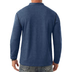 Sailwind Men'S Henley Shirts Long Sleeve Button T-Shirt Casual Stylish Cotton Pullover Shirt With Pocket