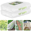 Rifny Garden Netting, 2 Pack 10X33Ft Ultra Fine Mesh Netting Pest Barrier Protection Bird Mosquito Net Plants Cover For Vegetables Fruits Flowers Crops Greenhouse Row Cover Raised Bed Patio