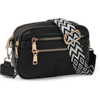 Tantomi Crossbody Bags For Women, 6-Pockets Cross Body Purse, Vegan Leather Handbags Shoulder Bag For Travel, Gifts For Women