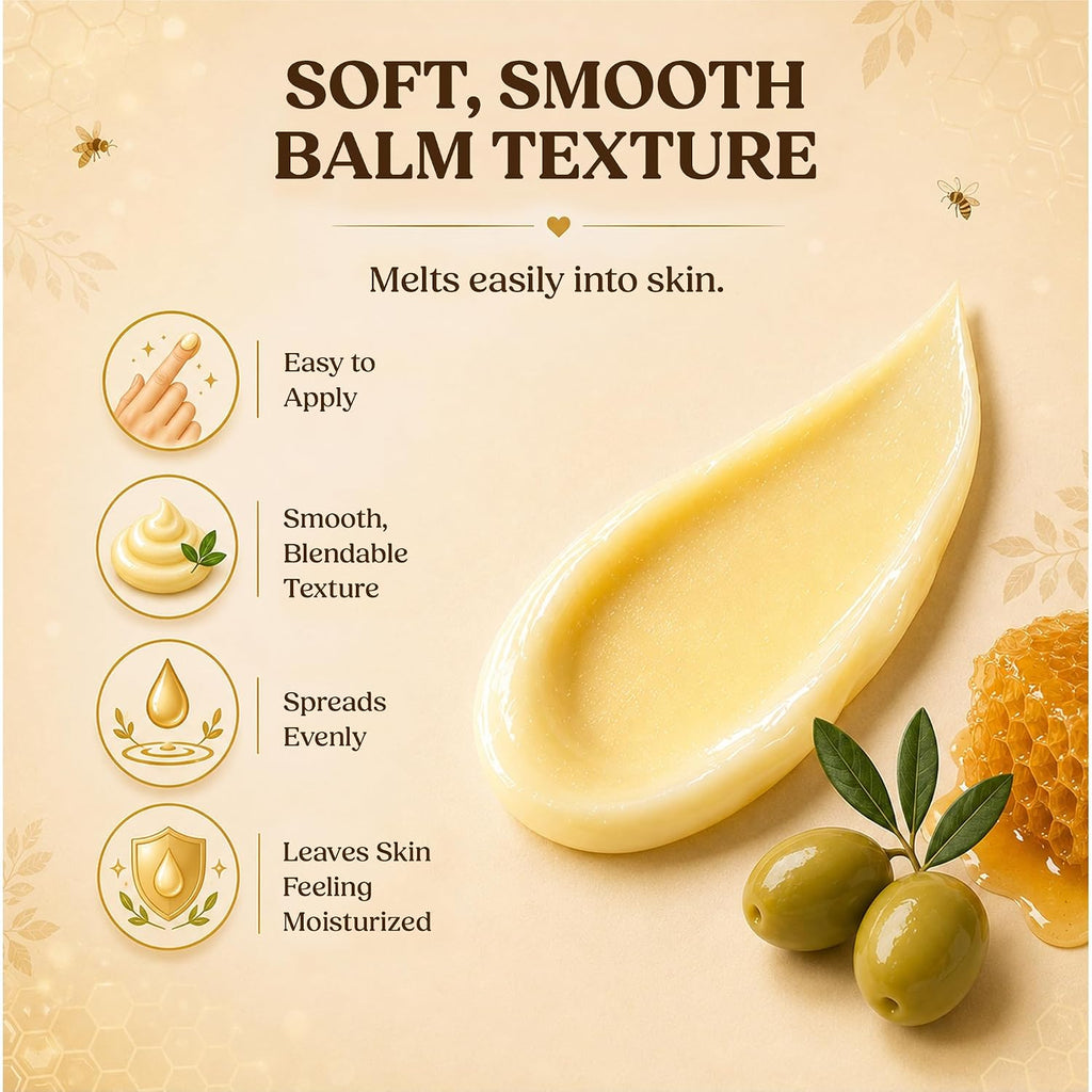 Sweet Bee Magic Organic Honey Bee Balm For Face, Skin & Body - All In One Honey Balm - Beeswax Body Moisturizer - All Natural Aid - 1 Jar (2Oz)
