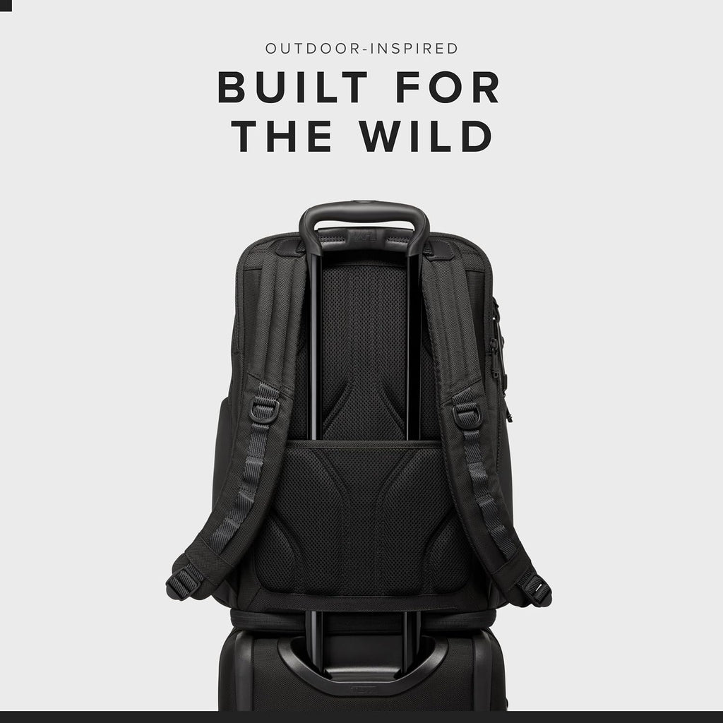 Tumi - Alpha Bravo Nomadic Backpack - Men'S Durable Carry On Bag - 18.8" X 15.0" X 9.0" - Fits Up To 15" Laptop - Black