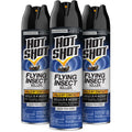 Hot Shot Flying Insect Killer, 15 Ounces (180 Oz Total), Aerosol Kills Houseflies, Mosquitoes And Flying Insects Indoors And Outdoors, Clean Fresh Scent, 3 Pack