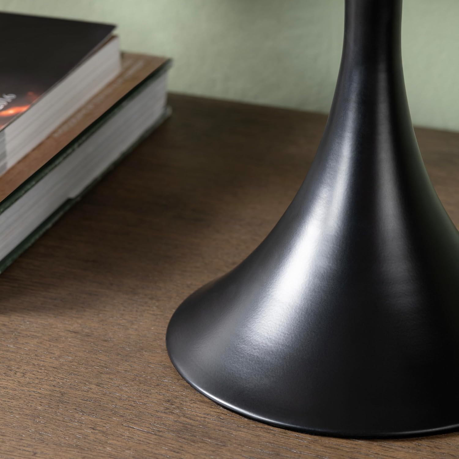 Crestview Collection 25.5" Set Of 2 25.5" Black Steel Table Lamp W/Grey Linen Shade