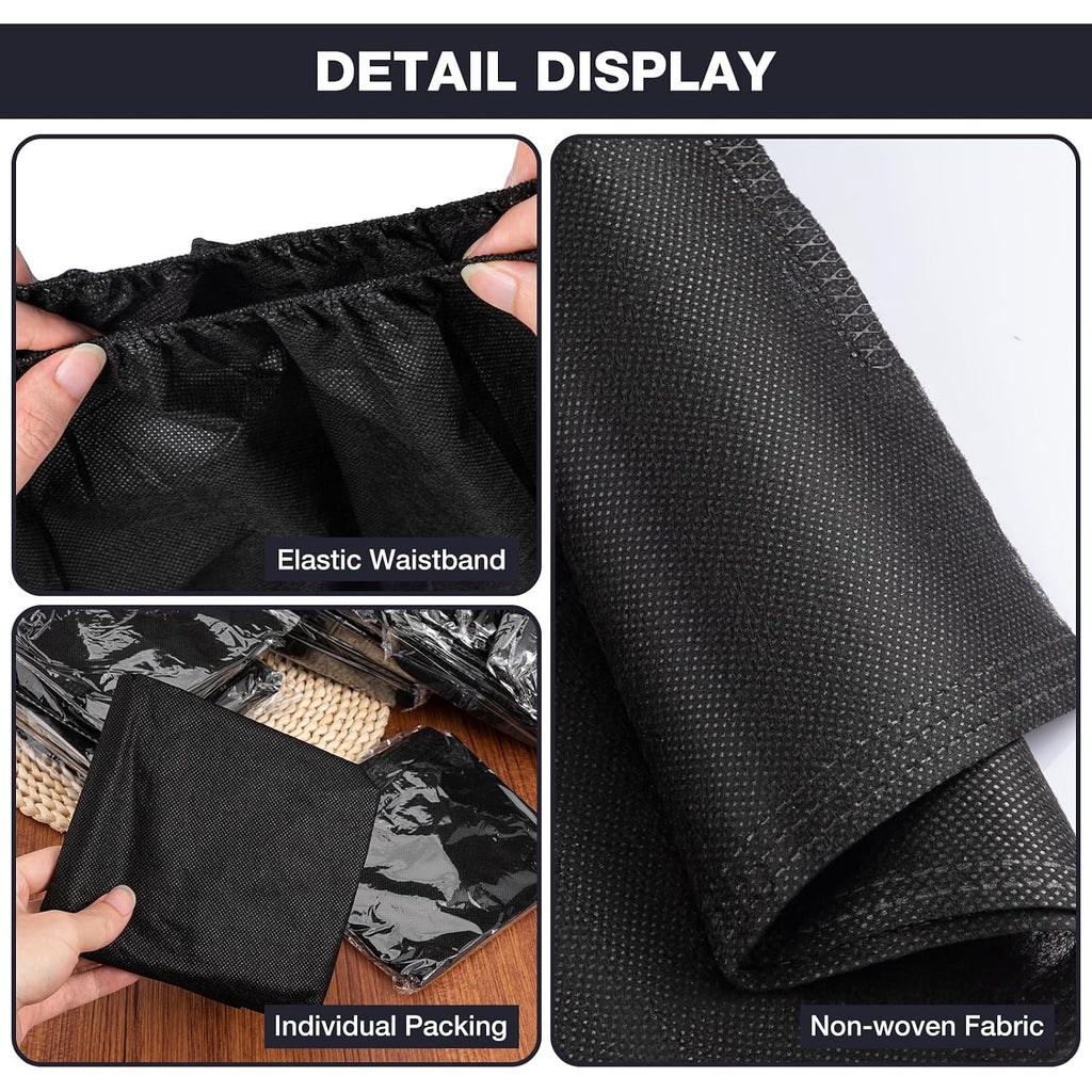 Noverlife 50Pcs Disposable Men Boxer Shorts, Non Woven Male Underwear Patient For Travel Massage Individually Wrapped