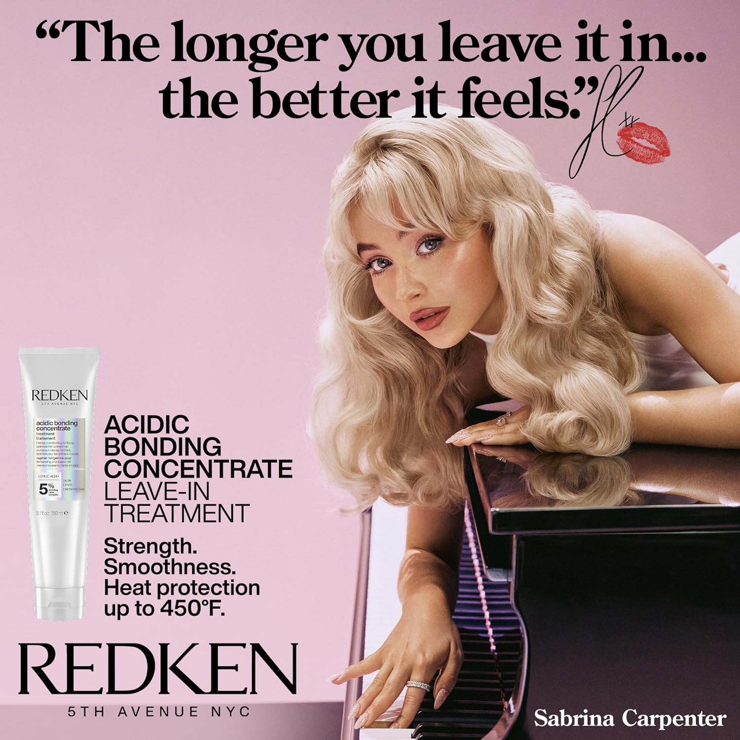 Redken Acidic Bonding Concentrate Leave In Conditioner - For Weak & Damaged Hair, Bond Building & Strengthening Hair Repair Treatment, Smooths & Provides Heat Protection