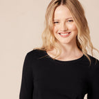 Women's Regular-Fit Long-Sleeve Crewneck T-Shirt (Available in Plus Size)