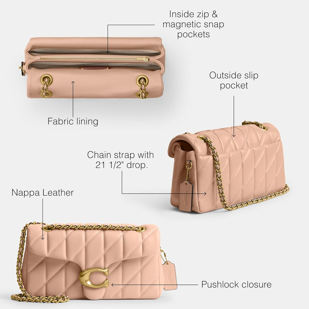 Coach Quilted Tabby Shoulder Bag 26 with Chain