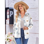 Zeagoo Womens Button Down Shirt Long Sleeve Blouse Business Work Tops Dressy Casual Floral Printed Outfits With Pocket