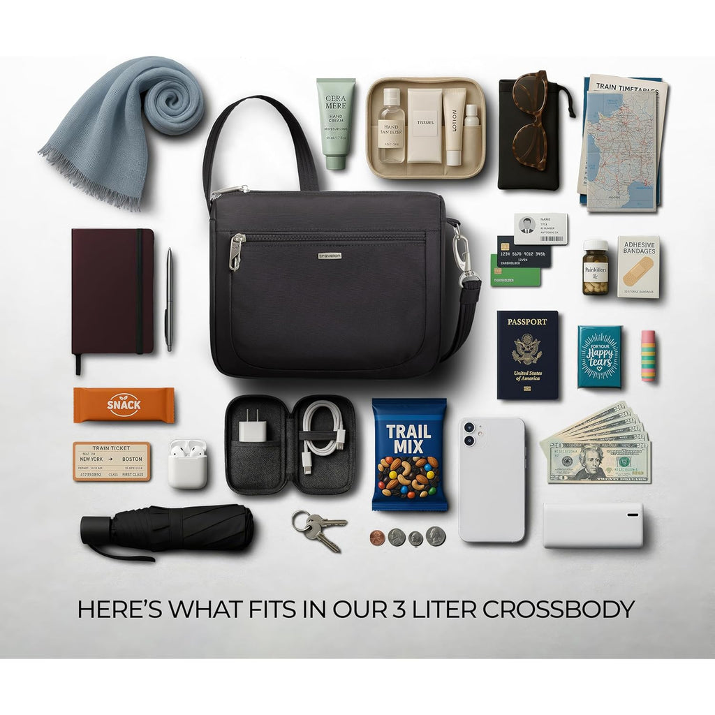 Travelon Anti-Theft Classic Small East/West Crossbody
