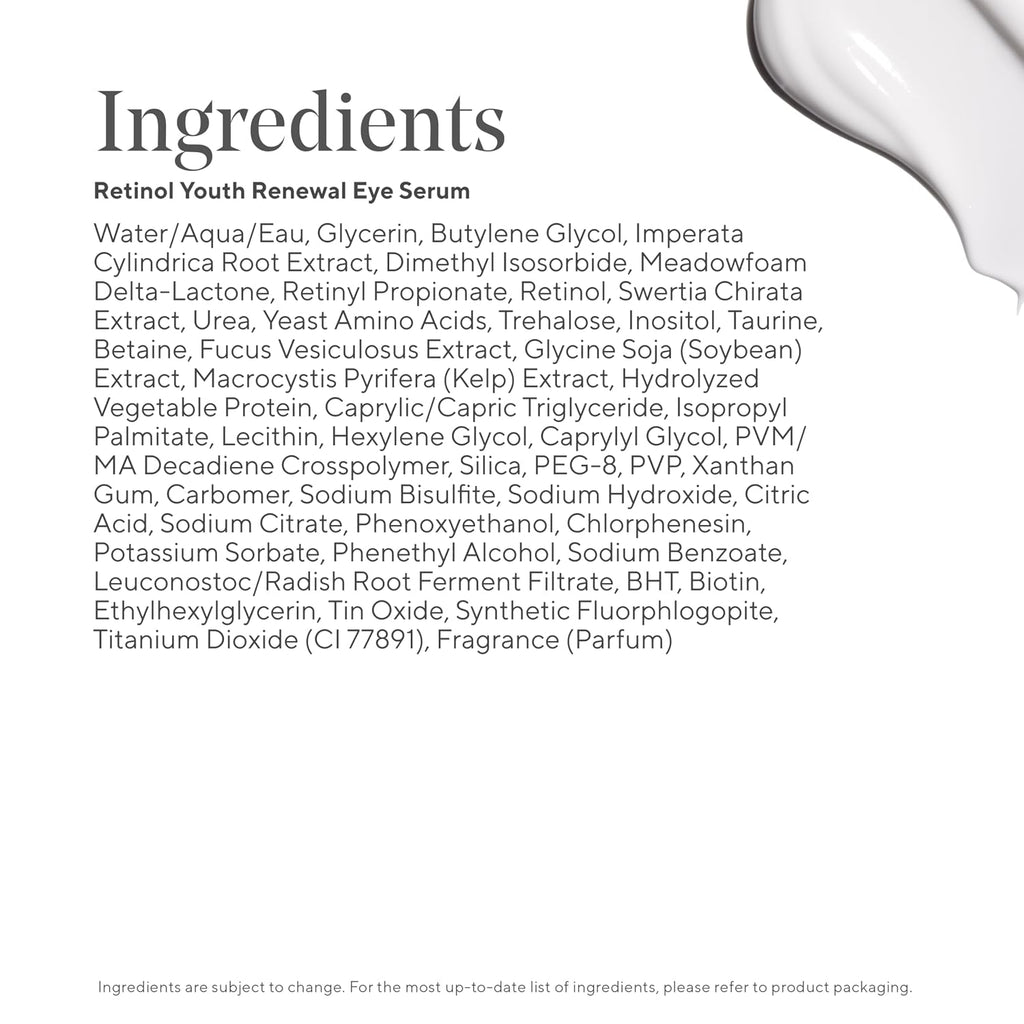 Murad Retinol Youth Renewal Eye Serum - Retinol Eye Serum Visibly Improves Undereye Puffiness Dark Circles And Reduces The Appearance Of Fine Lines, Gentle Enough For Nightly Use - 0.5 Oz