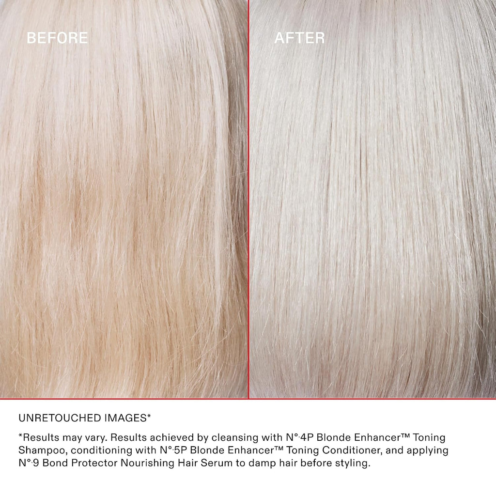 Olaplex Nº.4P Blonde Enhancer Purple Toning Shampoo: Neutralizes Brassiness & Strengthen | Repairs Damages & Hydrates Hair | For Coily, Curly, Straight, And Wavy, 250 Ml / 8.5 Fl. Oz.