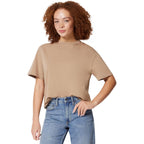 Amazon Essentials Women's Oversized-Fit Short Sleeve Crewneck Shirt