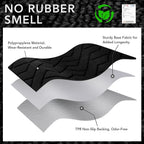 Indoor Doormat,Welcome Door Mat Tpr Backing Non Slip Mats 20"X32" Absorbent Resist Dirt Entrance Doormat Inside Floor For Entryway Washable Low-Profile (Black)