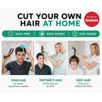 Cut Your Own And Other'S Hair At Home The Easy Way | Diy Haircut Tool For Everyone | Use With Your Hair Clippers For Clean, Even Trims Every Time With Grip And Trim.