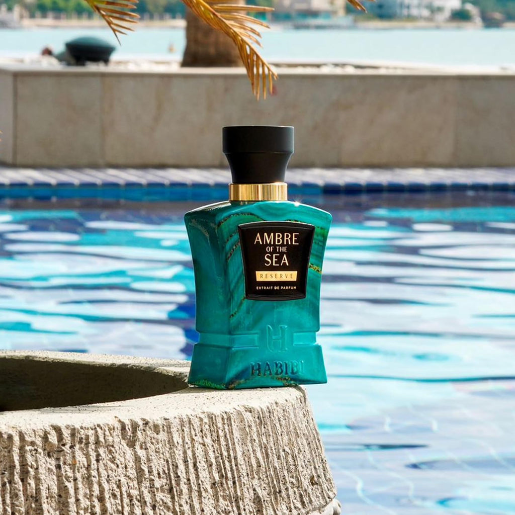Ambre Of The Sea Extrait De Parfum – Cologne For Men & Perfume For Women, 2.5 Oz Long Lasting Unisex Fragrance With Bergamot & Sea Salt, Arabian Scent
